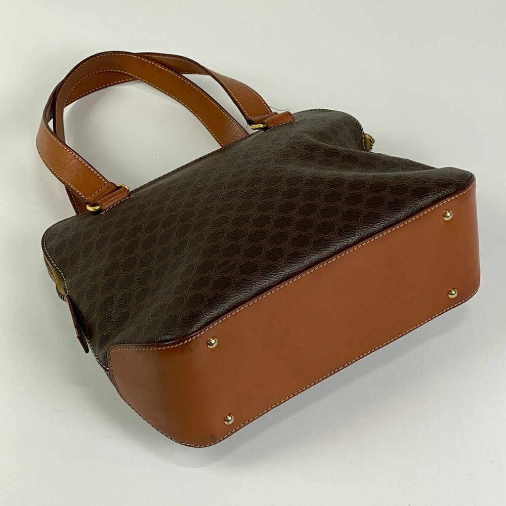 Celine Macadam Pattern All Over Handbag Brown - image 2